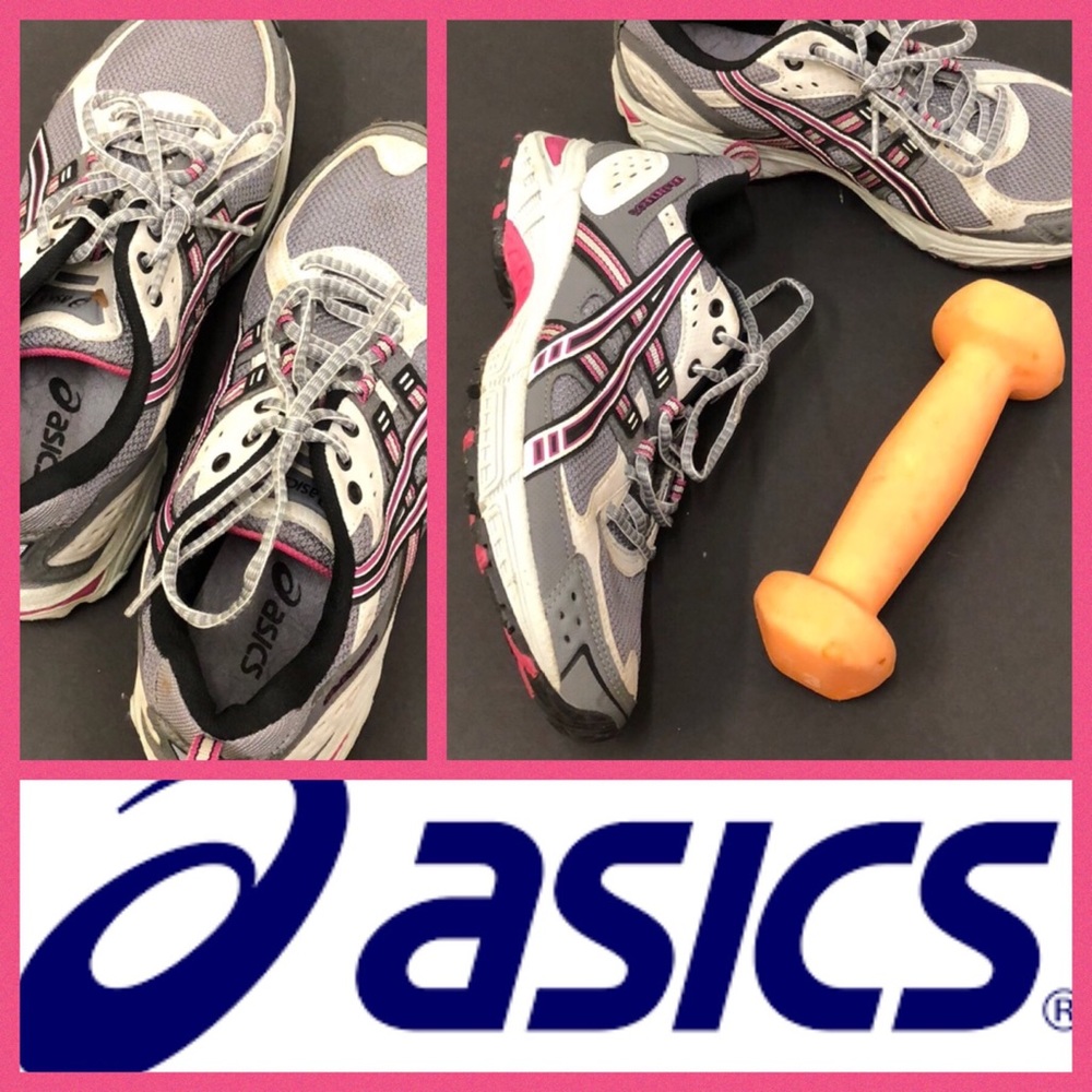 🌺 Ladies ASICS Running Shoes Trainers Sz 7.5